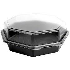DS0864612 OCTAVIEW 9" HINGED CONTAINER  (100/CS)